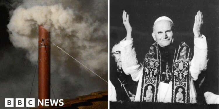 Archive video shows conclaves elect previous popes