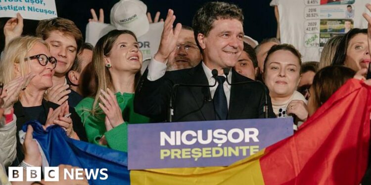 Romanian liberal mayor Nicusor Dan wins tense race for presidency