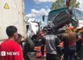 Ten dead, dozens injured, after bus accident in the Philippines