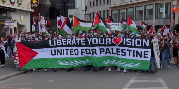 Pro-Palestine protesters condemn Israel’s Eurovision performance | Gaza