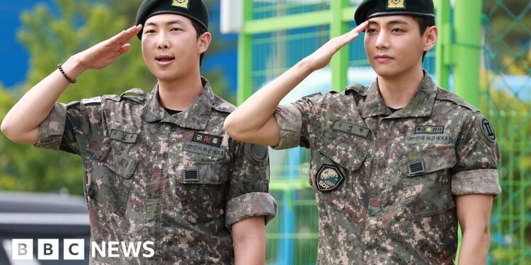 BTS stars RM and V discharged from military as fans await comeback