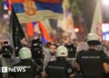Serbia police clash with protesters calling for early election