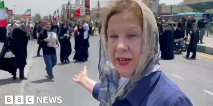 Anger and uncertainty in Iran as crowds mourn dead