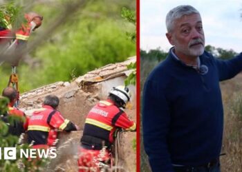 Police search derelict and desolate area