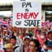 Thousands rally to call for Thai PM Paetongtarn Shinawatra to resign