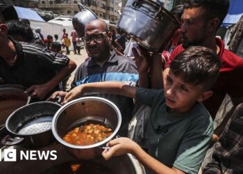 Six killed by Israeli gunfire near Gaza aid site, Hamas officials say