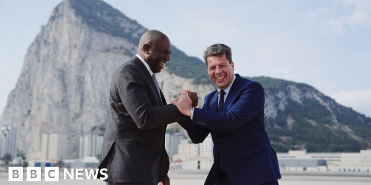 UK agrees post-Brexit deal over Gibraltar