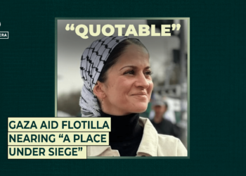 Gaza aid flotilla nearing a “place under siege”