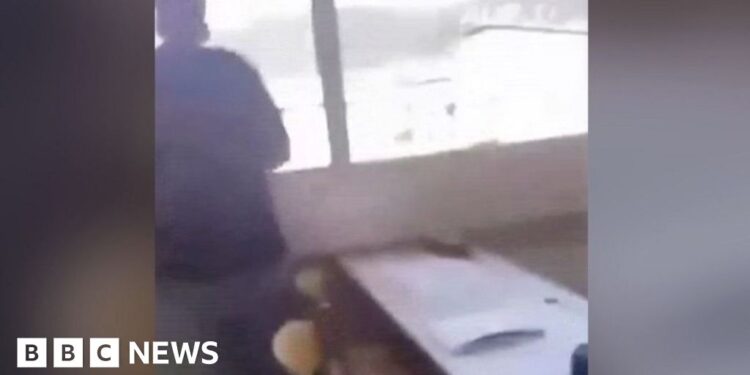 Gunshots heard and students evacuate in videos filmed at Austrian school