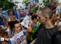 Families of missing Ukrainians gather as prisoner exchange begins