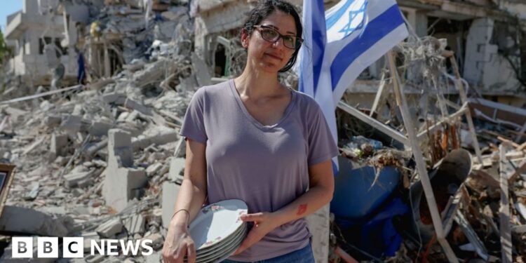 Israelis survey damage after Iran missile strike