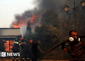 Greece battles wildfires, evacuating residents near Athens