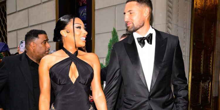 Klay Thompson, Megan Thee Stallion make red carpet debut, confirm relationship