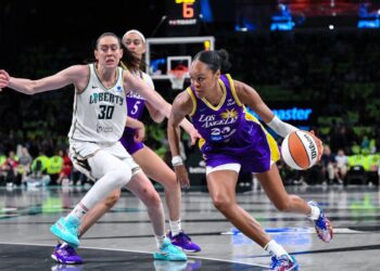 Breanna Stewart exits Liberty loss early with lower leg injury