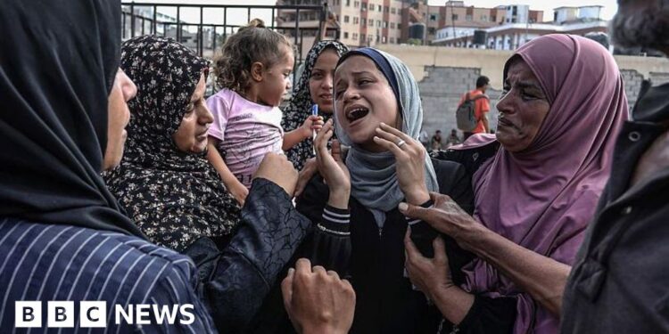 Dozens killed by Israeli gunfire near aid distribution sites, Hamas-run ministry says