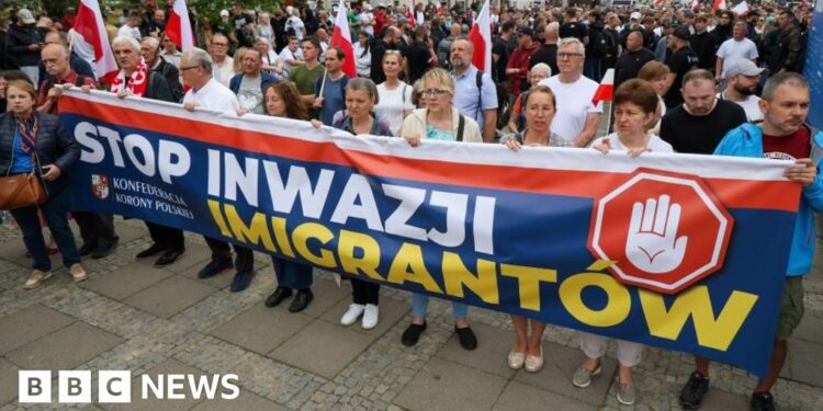 Anti-immigrant rallies staged across Poland