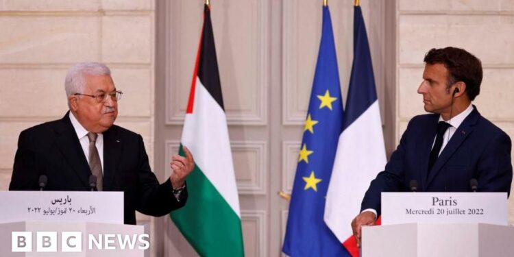 France to recognise Palestinian state in September