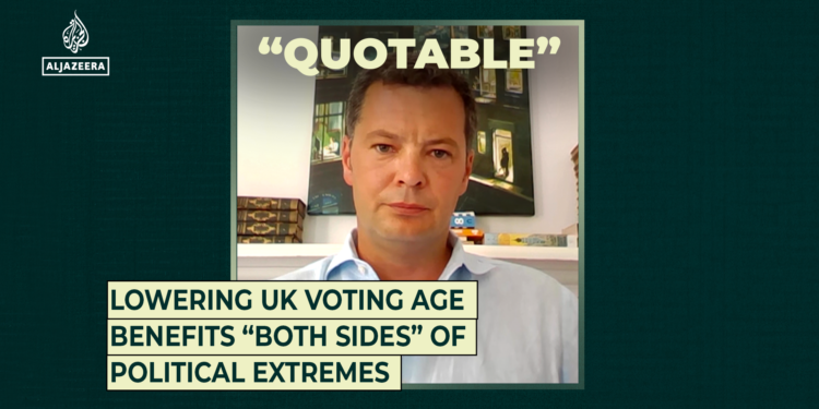 Lowering UK voting age benefits “both sides” of political extremes