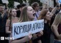 Protests in Ukraine as Zelensky signs bill targeting anti-corruption bodies