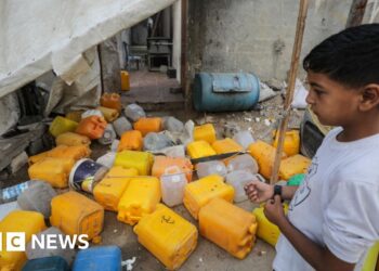 Gaza father’s outrage after Israeli strike kills son ‘searching for a sip’