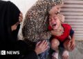 Children queuing for supplements killed in Israeli strike in Gaza, hospital says