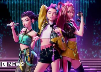 Fictional K-pop bands zoom to top 10 of US music charts