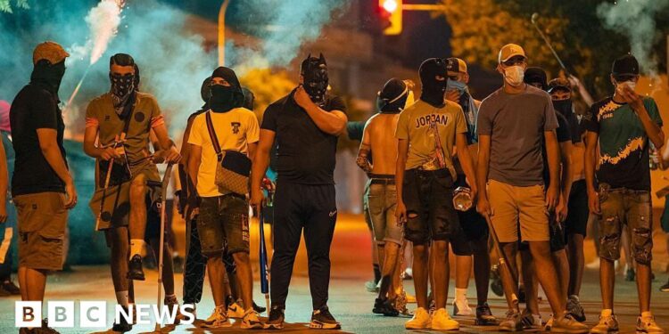 Fourteen people arrested following anti-migrant riots in southern Spain