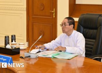 Myanmar’s figurehead president Myint Swe dies after long illness