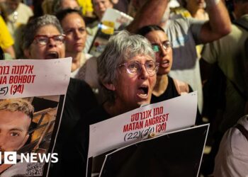 Videos of emaciated hostages condemned as Red Cross calls for access