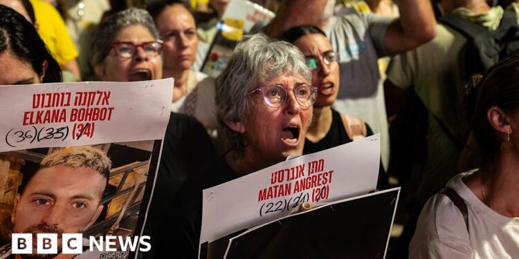 Videos of emaciated hostages condemned as Red Cross calls for access