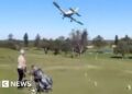 Plane makes emergency landing on Australian golf course