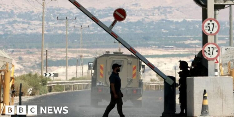 Two shot dead in attack near West Bank-Jordan crossing, Israeli military says