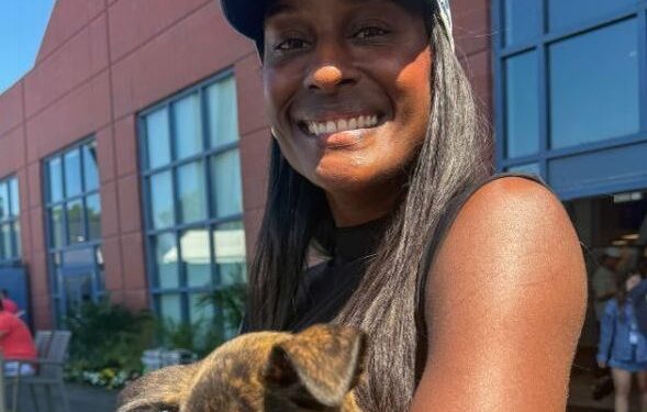 US Open rescue pup goes from Aryna Sabalenka’s Instagram to Asia Muhammad’s home