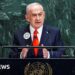 Netanyahu attacks Palestinian recognition as dozens walk out of UN speech