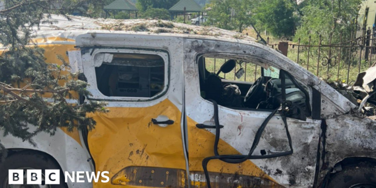 Russian air strike kills 24 in pension queue, Ukraine says