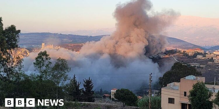 Israeli airstrikes hit southern Lebanon
