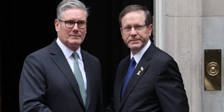 Israel’s President Herzog said ‘argued out of respect’ with British PM | Israel-Palestine conflict News