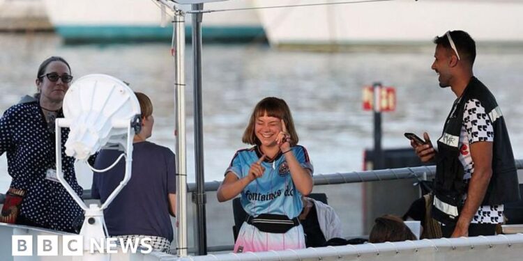 Gaza flotilla with Greta Thunberg on board departs Barcelona
