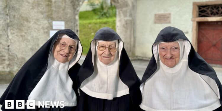 Defiant nuns flee Austrian care home for their abandoned convent in the Alps
