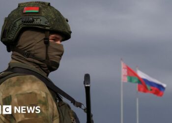 Belarus and Russia’s show of firepower appears to be a message to Europe