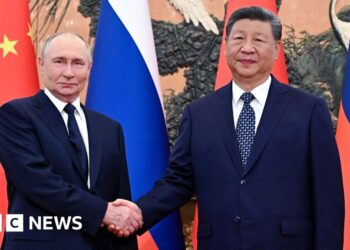 Russia’s Vladimir Putin and China’s Xi Jinping begin talks in Beijing