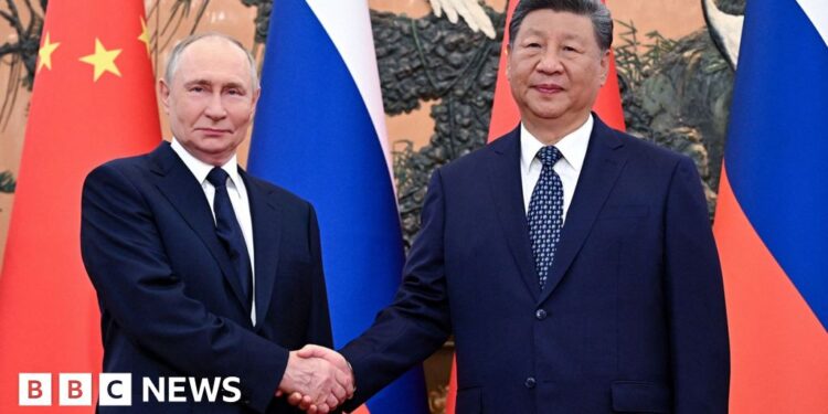Russia’s Vladimir Putin and China’s Xi Jinping begin talks in Beijing