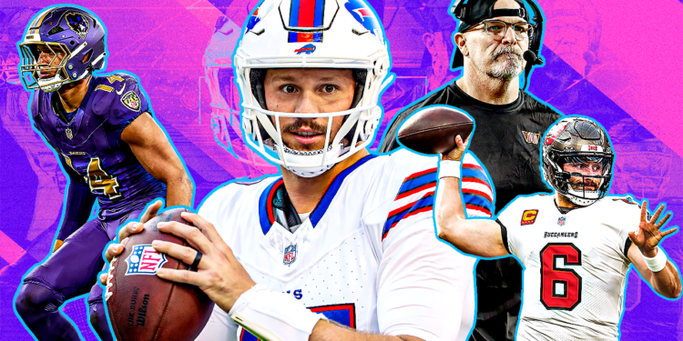 2025 NFL season sim: Predictions, surprises, playoff teams