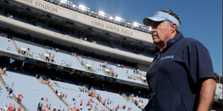 Bill Belichick to stay course as UNC flounders again