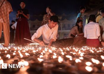 At least 24 killed as army paraglider bombs Buddhist festival