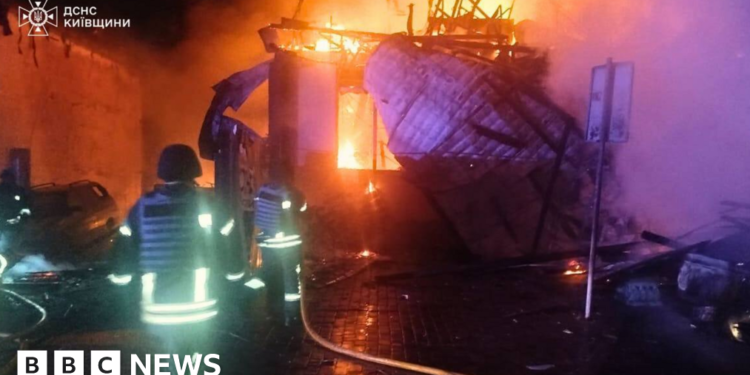 Major Russian strikes cut power in Kyiv and across Ukraine