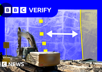 Israel maintaining control deeper inside Gaza than expected, new boundary markers suggest