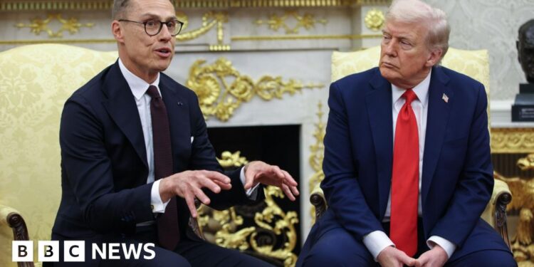 Trump only one who can force Putin to negotiating table, Finnish president says