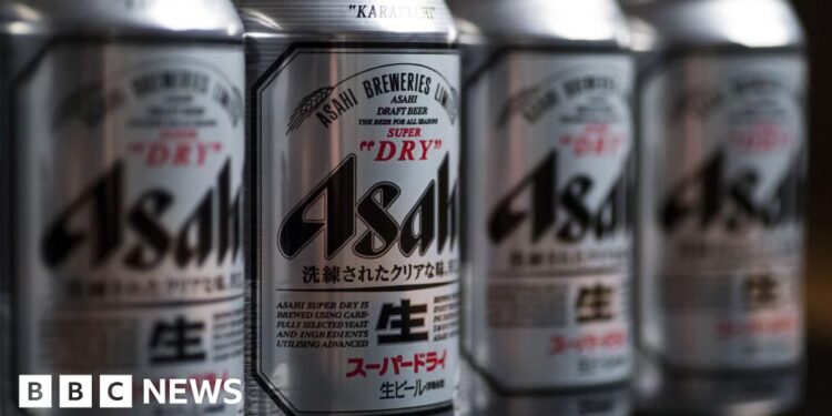 Japan faces Asahi beer shortage after cyber-attack