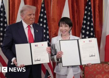 Trump ends Japan leg of Asia tour after meeting Sanae Takaichi